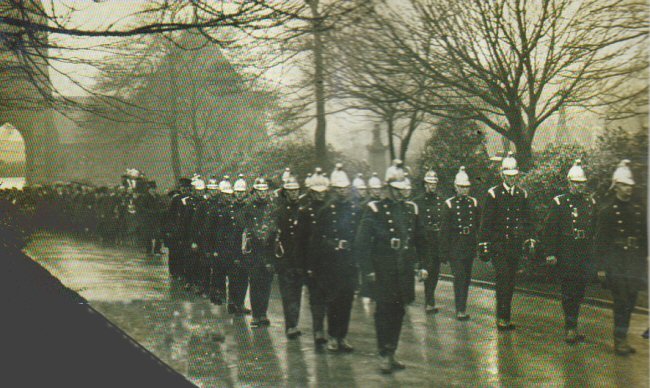 Photograph of Archie Cornish's funeral