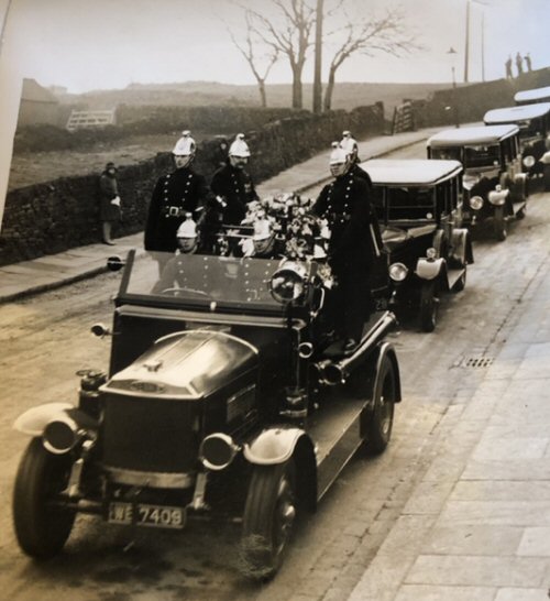 The funeral cortege