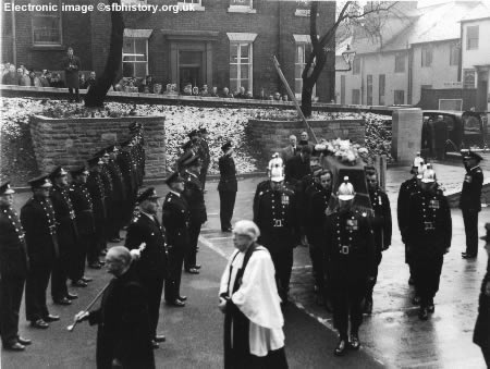Photo - the funeral of CFO Ben Jones